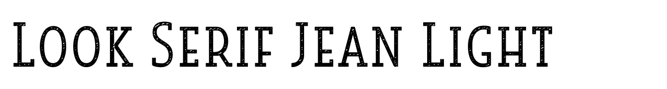 Look Serif Jean Light